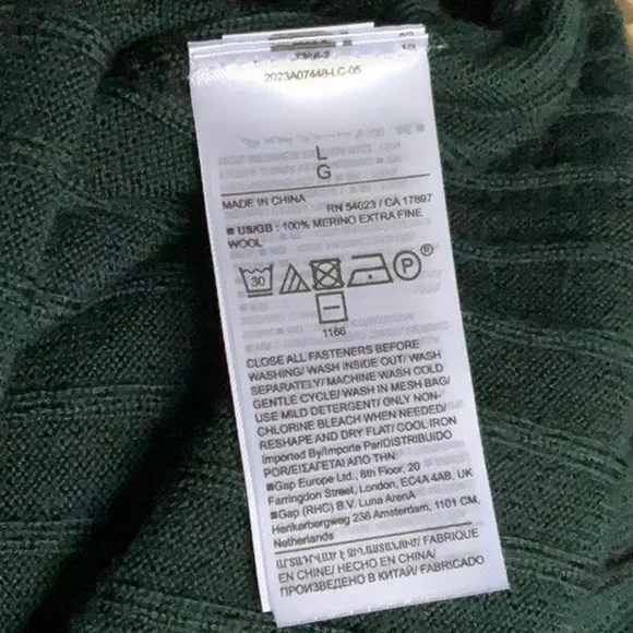 Banana Republic NEZHA MERINO SWEATER POLO - Picture 5 of 6